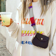 Fendi monster leather strap